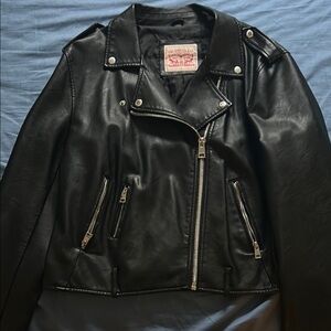 Levi's Classic Black Faux Leather Jacket